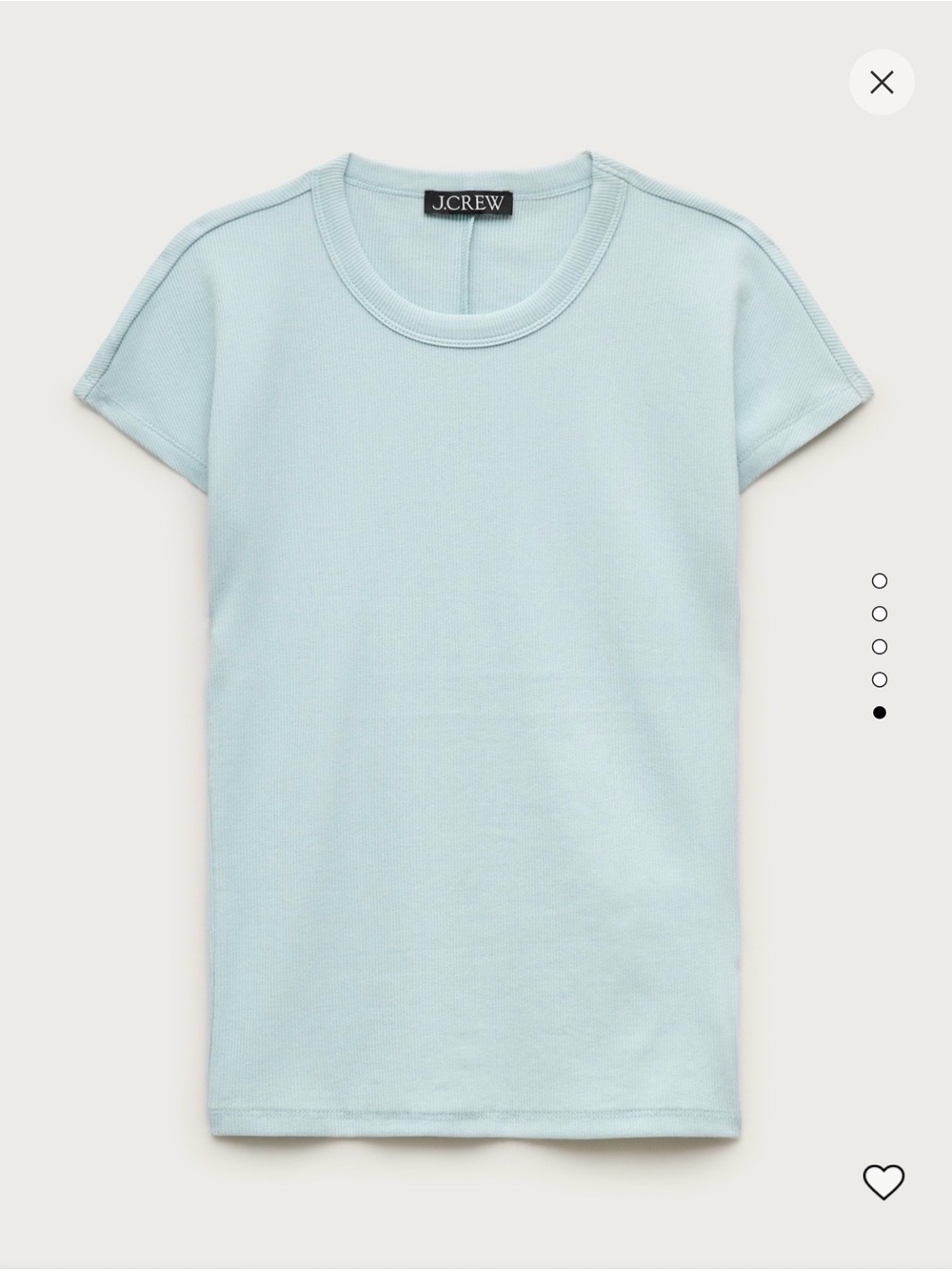 NWT - J.Crew Perfect rib dolman-sleeve T-shirt